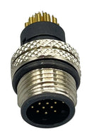 NORCOMP 858-017-103RSU4 SENSOR CONN, M12, 17POS, PLUG, CABLE