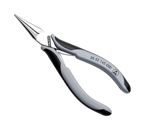 KNIPEX 35 52 145 ESD Pliers, Electronic, ESD, Precision, 145 mm Overall Length
