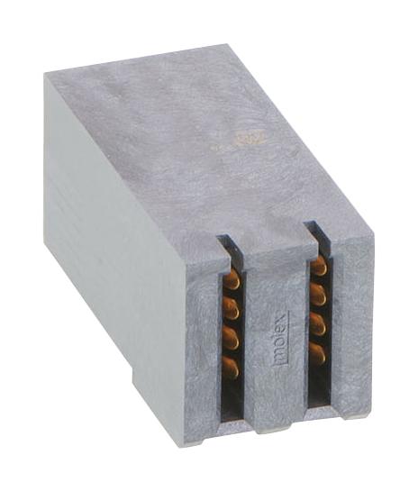 MOLEX 219564-0033 Rectangular Power Connector, R/A, 3 Contacts, Guardian HD 219564 Series, PCB Mount, Press Fit