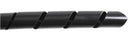 PRO POWER RWSWBLK-06 10M Spiral Wrap, 0.24 ", 6 mm, Polyethylene, Black, 32.8 ft, 10 m