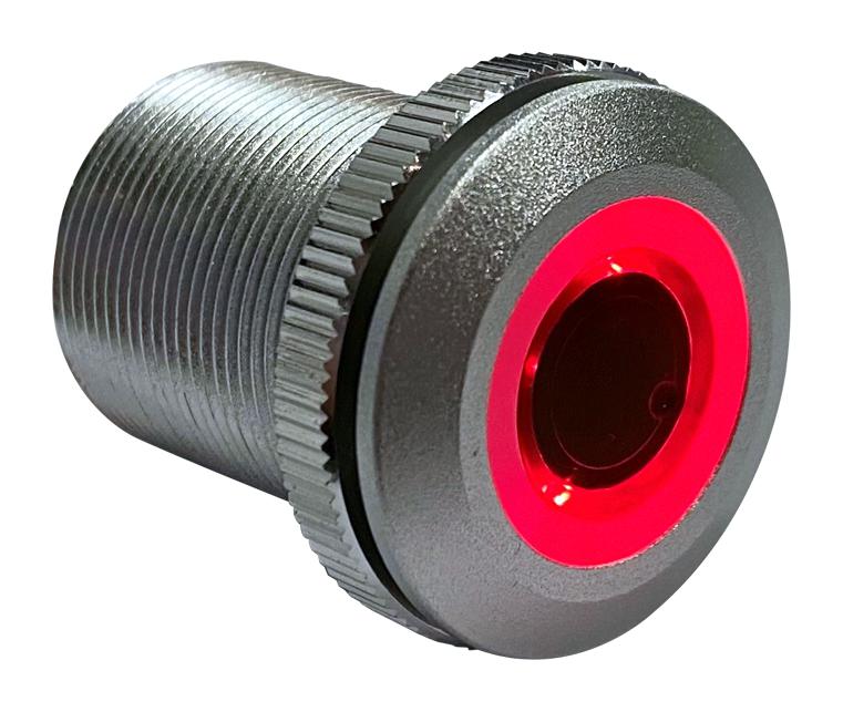 Lascar CTL-SW-LO CTL-SW-LO Touchless Switch Infrared NO LED 40mm Green Red 24 VDC Aluminium Alloy New