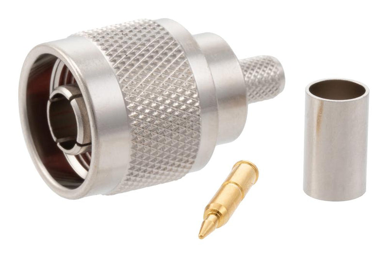 FAIRVIEW MICROWAVE FMCN1589 RF COAX CONN, N PLUG, 50 OHM, 11GHZ