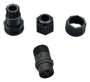 NORCOMP 868-04A-203KIT. CIRCULAR CABLE KIT, RCPT, 4POS, SOLDER