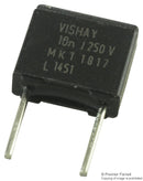 VISHAY MKT1817310405 General Purpose Film Capacitor, Metallized PET, Radial Box - 2 Pin, 0.01 µF, ± 10%, 200 V, 400 V