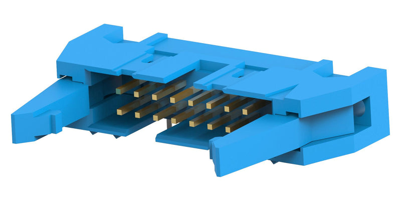 AMP - TE CONNECTIVITY 2-5499141-3 Pin Header, Wire-to-Board, 2.54 mm, 2 Rows, 16 Contacts, Through Hole Right Angle