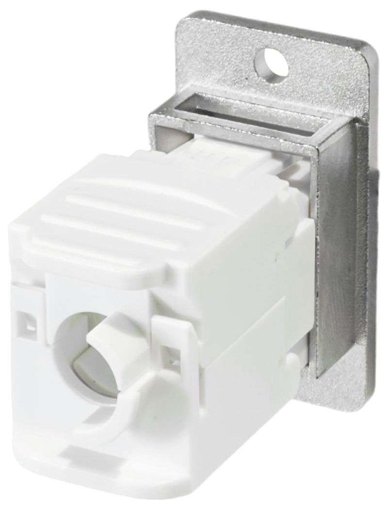 TUK SGKCTPM Modular Connector, White, RJ45 Jack, 1 x 1 (Port), 8P8C, Cat6, Cat6a, Panel Mount GTIN UPC EAN: 5055386511454
