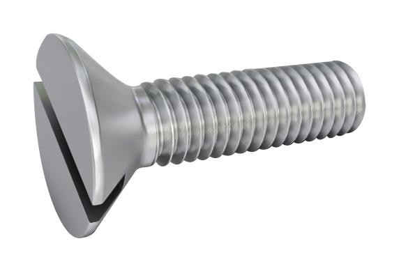 TR Fastenings TR00008799-000 TR00008799-000 Machine Screw M5 25 mm Stainless Steel A2 Flat / Countersunk Head Slotted New