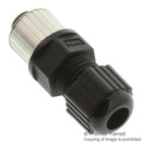 TE CONNECTIVITY 1838274-3 Sensor Connector, M12, Female, 5 Positions, Solder Socket, Straight Cable Mount