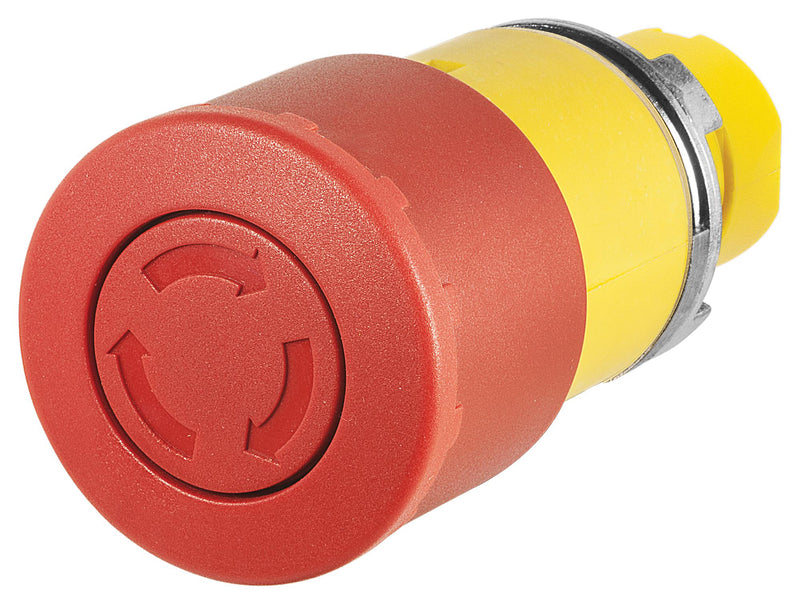 EAO 46-2C36.1H20.000 Switch Actuator, Mushroom, Red, EAO 46 Series 22.3mm Non Illuminated Emergency Stop Switches, IP65