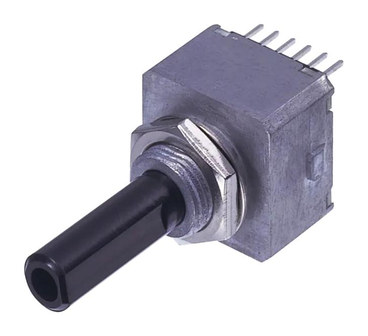 NIDEC COMPONENTS REC16A25-201-C Rotary Encoder, Optical, Incremental, 25 PPR, Vertical, With Push Switch