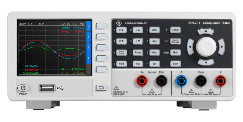 ROHDE & SCHWARZ NPA701 COMPLIANCE TESTER, 2CH, 100KHZ, 100-230V