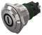 EAO 82-6162.2000.B001 Vandal Resistant Switch, On/Off, 82 Series, 22 mm, SPDT, Maintained, Round Raised Flat Flush
