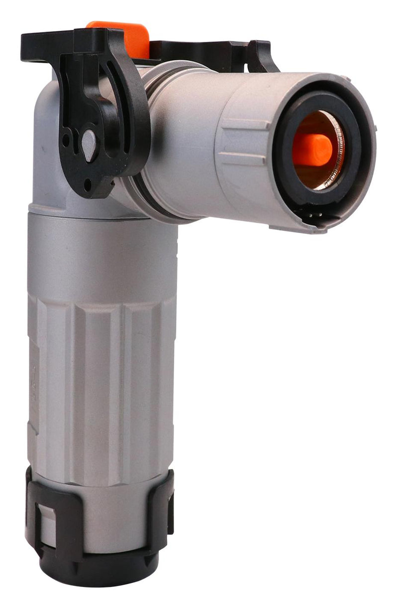 AMPHENOL INDUSTRIAL PL28Y-501-120-2-5 High Power Connector, 1 Pos, R/A, PowerLok Connector Series, Plug, 1 kVDC, 500 A, Cable Mount