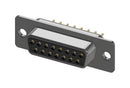 MH CONNECTORS MHDD9F-N-B-M-RBM D Sub Connector, Standard, Receptacle, MHDD Series, 9 Contacts, DE, Solder