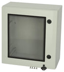 FIBOX ARCA 505021W NO MP Plastic Enclosure, 2-Point Lock, Cover w/Window, Multipurpose, Polycarbonate, 500 mm, 500 mm