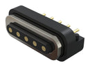 Multicomp PRO MP011979 MP011979 Magnetic Connector 5 Contacts Receptacle Straight 2.54 mm 2 A New
