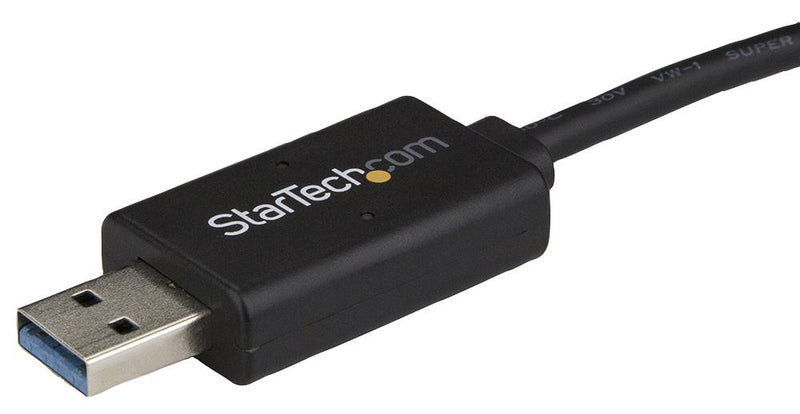 STARTECH USBC3LINK USB Cable, Type C Plug to Type A Plug, 2 m, 6.6 ft, USB 3.2, Black