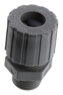 HUBBELL WIRING DEVICES SHC1022CR CONDUIT CORD CONNECTOR, NYLON