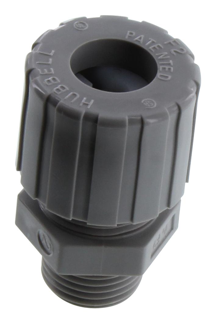HUBBELL WIRING DEVICES SHC1022CR CONDUIT CORD CONNECTOR, NYLON