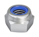 TR FASTENINGS TR00000403-000 Hex Nut, M14, Nylon Insert, Stainless Steel A2