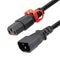 L-COM C13LPC14-10-10F PWR CORD, IEC C13-IEC C14, 10