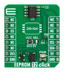 MIKROELEKTRONIKA MIKROE-5893 Click Add-On Board, EEPROM 12, M24256E, I2C, 3.3V/5V in
