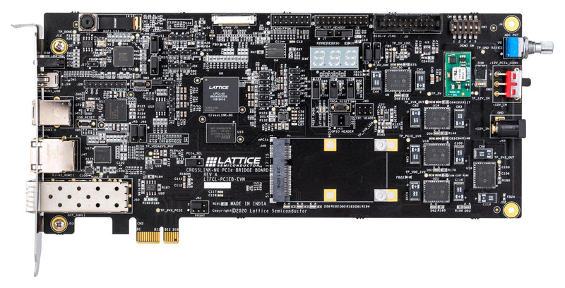 LATTICE SEMICONDUCTOR LIFCL-PCIEB-EVN Evaluation Board, LIFCL-40-8BG400C/ES2, CrossLink-NX, FPGA, PCIe Bridge