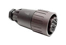 AMPHENOL SINE/TUCHEL C01610D0120042 Circular Connector, Ecomate C016 Series, Cable Mount Receptacle, 12 Contacts