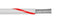 ALPHA WIRE 3050 WR001 Wire, PVC, White, Red, 24 AWG, 0.229 mm&sup2;, 1000 ft
