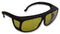 IMATRONIC 1900-09-000 Glasses, Laser, Safety, Protective, 615-700Nm, Yellow / Black