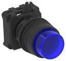 ALCOSWITCH - TE CONNECTIVITY IPE22EXILBL Industrial Pushbutton Switch, IPE Series, 22.5 mm, SPST-1NC / 1NO, Momentary, Round Raised, Blue