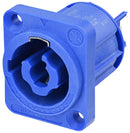 NEUTRIK NAC3MPXXA High Power Connector, Blue, powerCON Series, Plug, 250 VAC, 16 A, Panel Mount, Quick Connect