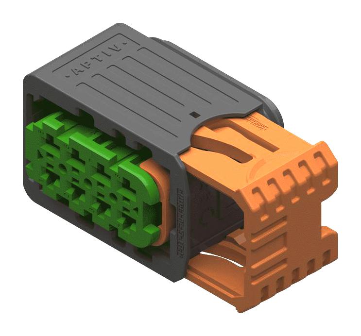 APTIV / DELPHI 33343688 Automotive Connector Housing, CTCS XP 2.8 Series, Receptacle, 8 Ways