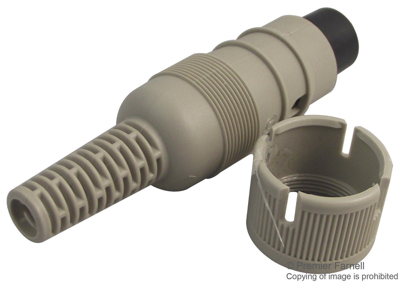 Hirschmann MAK 3100 S MAK S DIN Audio / Video Connector 3 Contacts Jack Cable Mount Solder Tin Plated