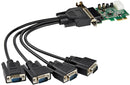 Startech PEX4S953LP PEX4S953LP Serial Interface PCI Express RS232 4 Port Low Profile Expansion Card