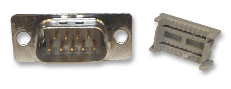 3M 8209-6009 D Sub Connector, DB9, Standard, Plug, 8200, 9 Contacts, DE, IDC / IDT
