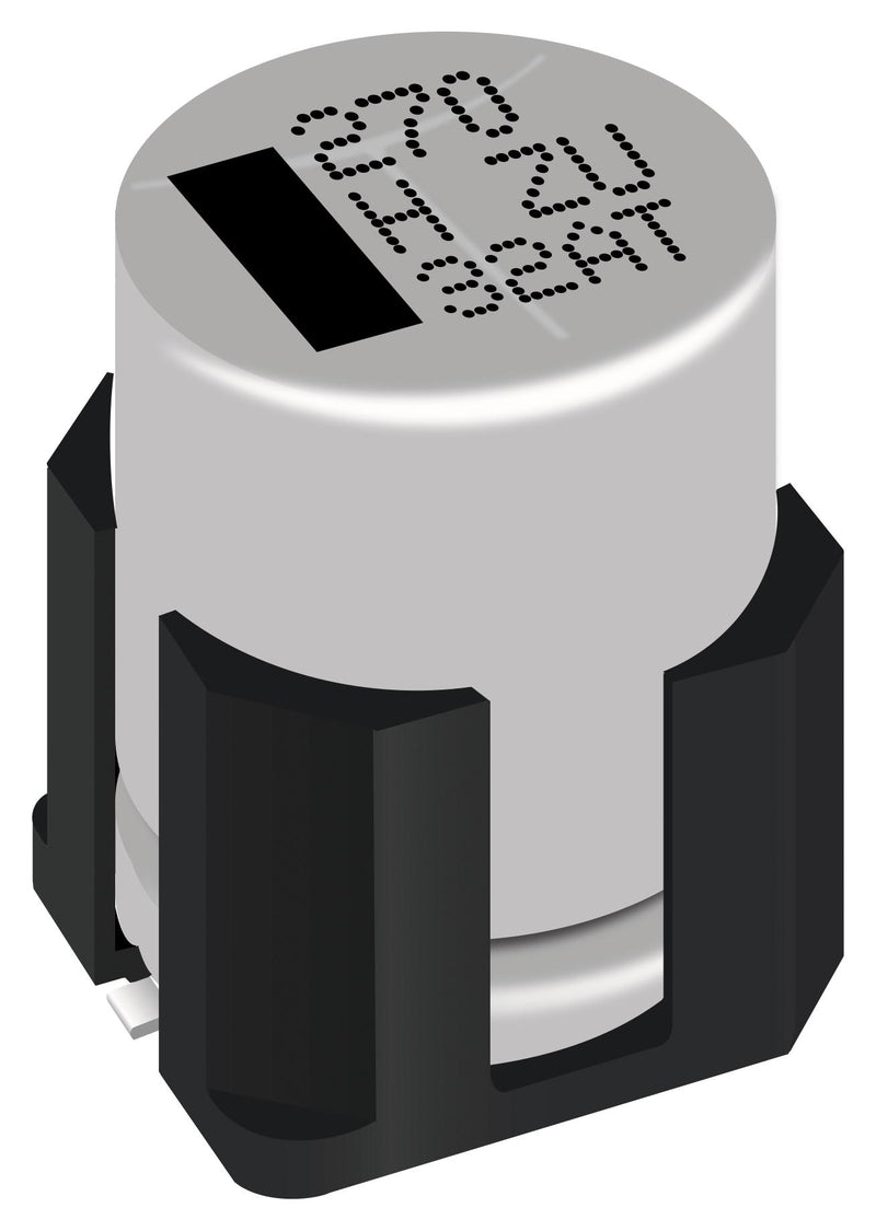 PANASONIC EEHZU1E102UV Hybrid Aluminium Electrolytic Capacitor, Vibration-Proof, 1000 &micro;F, &plusmn; 20%, 25 V, Radial Can - SMD