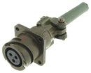 ITT CANNON CA3100E16-9SBF80 Circular Connector, CA Series, MIL-DTL-5015 Series, Wall Mount Receptacle, 4 Contacts, Crimp Socket