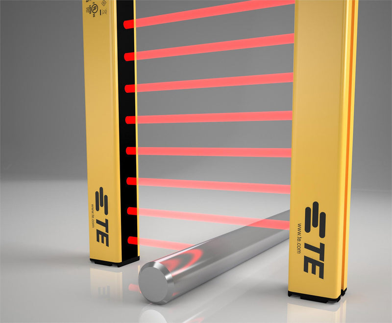 TE CONNECTIVITY SLC4-B3B-081L Safety Light Curtain, 20mm Resolution, PL e, Level 4, SIL3, SIL CL3, 3, 810 mm, 20 m