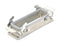 HARTING 19440240301 Heavy Duty Connector, Base, Bulkhead Mount, Stainless Steel Body, 2 Lever, 24B