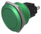 EAO 82-6851.1000 Vandal Resistant Switch, 82-6x51.1000 Series, 22 mm, SPDT, Momentary, Round Flat Flush, Green