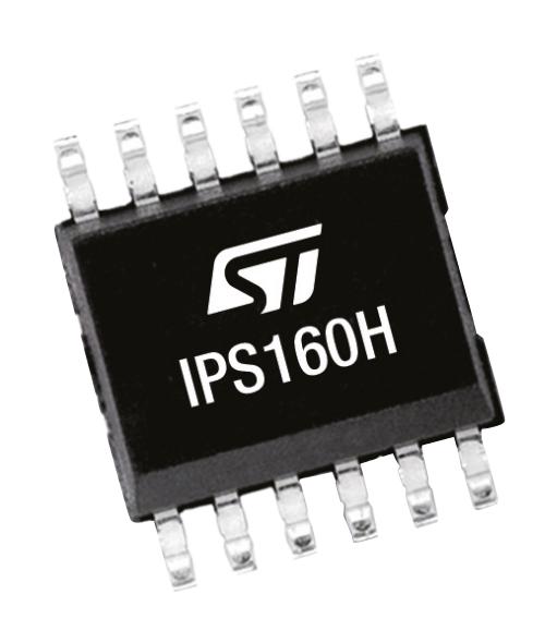 STMICROELECTRONICS IPS160HTR Power Load Distribution Switch, High Side, 1 Output, 60 V, 2.6 A, 0.06 ohm, PowerSSO-12