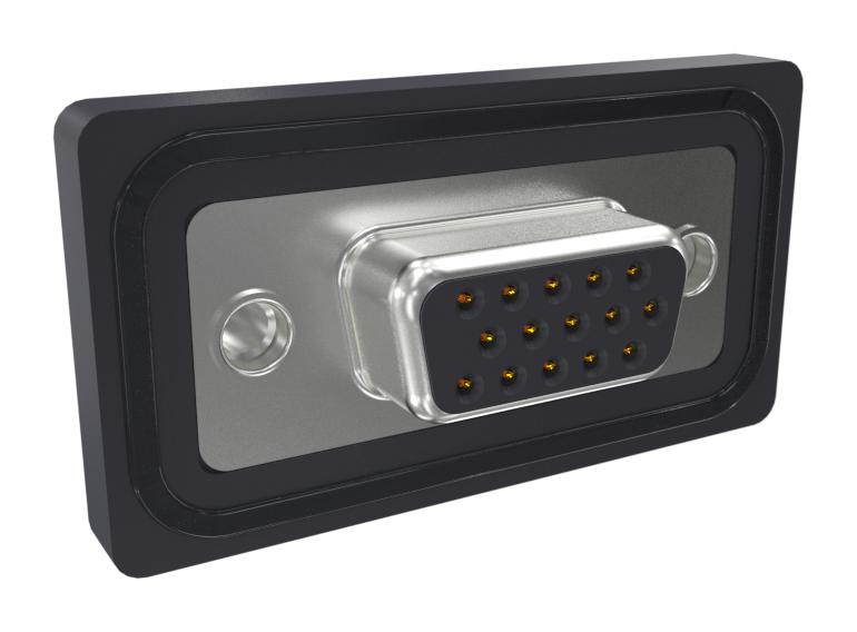 AMPHENOL COMMUNICATIONS SOLUTIONS L17EHD15S10 D Sub Connector, High Density, Receptacle, 17EHD Series, 15 Contacts, DE, Solder