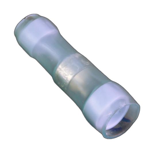 GLENAIR M81824/1-2 BUTT SPLICE, THERMOPLASTIC, BLU/20-16AWG