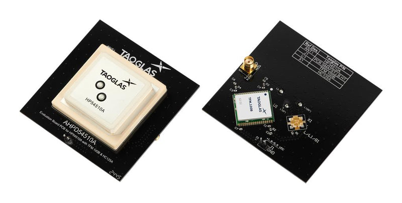 TAOGLAS AHPD54510A Evaluation Board, HP54510A, GNSS L1/L5 Patch Antenna