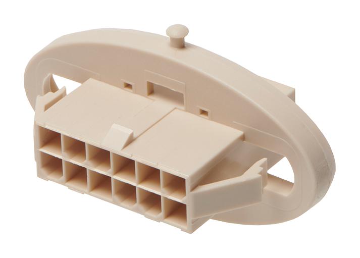 MOLEX 207017-0004 Connector Housing, Mini-Fit Sigma 207017 Series, Plug, 4 Ways, 4.2 mm