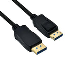 ROLINE 11.04.6004 Audio / Video Cable Assembly, DisplayPort Plug, DisplayPort Plug, 16.4 ft, 5 m, Black