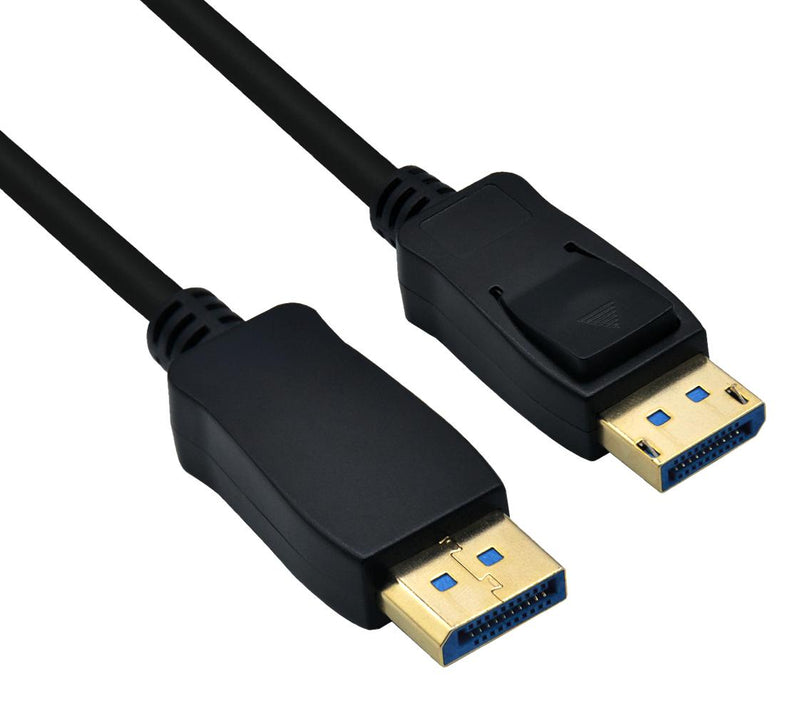 ROLINE 11.04.6004 Audio / Video Cable Assembly, DisplayPort Plug, DisplayPort Plug, 16.4 ft, 5 m, Black
