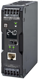 OMRON INDUSTRIAL AUTOMATION S8VK-X24024A-EIP AC/DC DIN Rail Power Supply (PSU), w/Indication Monitor, ITE, 1 Output, 240 W, 24 V, 10 A
