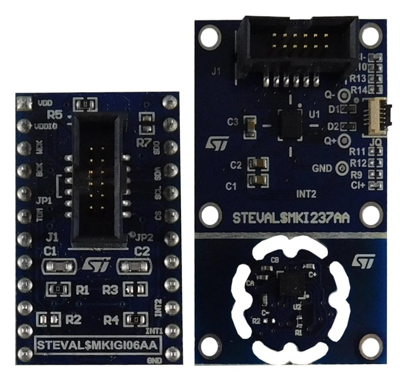 STMICROELECTRONICS STEVAL-MKI237KA Adapter Kit, STEVAL-MKI109V3 MEMS Adapter Mother Board, DIL24 Socket with QVAR